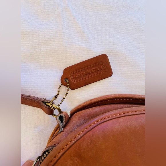 Vintage Coach Cognac Leather Canteen Bag - Picture 3 of 13